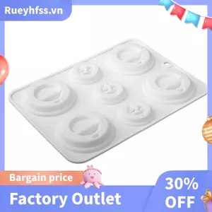 Khuôn Bánh Cà Phê Silicon - Dụng Cụ Làm Bánh Mousse Socola & Món Tráng Miệng Cho Nhà Bếp, Khuôn Silicon