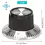 4 x Potiometer Núm kim loại có bàn xoay 0-9 cho núm trục 6mm