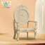 Gamchiano Khắc Đơn Ghế 1 / 12 Di Động Mini Vintage Ghế Đeo Tay Cho Vườn Thu Nhỏ Màn Hình Cửa Sổ Làm Bánh Cảnh Đạo Cụ Chụp Ảnh
