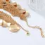 Tấm kim loại phóng đại Thác nước seels Nelace dành cho nữ Nhiều lớp dài Nelace Trang sức phong cách Bohemian Phụ kiện Ne [Mina]