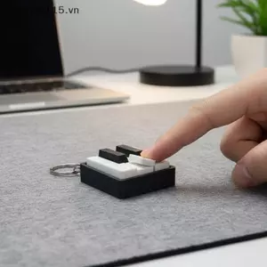 SSVN Bàn phím đàn Piano Mini dễ thương Fidget Clier Đồ chơi hài lòng Báo chí Móc khóa di động dành cho học sinh Quà tặng giảm căng thẳng trường học.