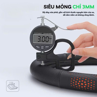 Bọc Vô Lăng Xe LIMO GREEN Da Nappa Cao Cấp SH Autocare Mềm Mại Thoáng Khí,Limo Green,VF3,VF5,VF8,VF9