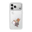 Ốp điện thoại cứng hình mèo từ tính cho iPhone 17 Pro 16 Pro 15 14 Max Vỏ bảo vệ mờ mờ mờ trong suốt