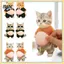 Bộ đồ lót bụng cho chó B & N 3D Shiba Inu dành cho trẻ em Sổ tay đi học và bữa tiệc sinh nhật cho chó con.