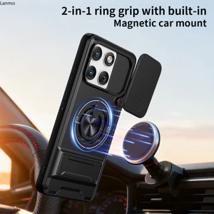 Vỏ Cho Motorola Edge 70 Ốp Lưng Moto Edge 70 Vỏ Magsafe Từ Gấp Giá Đỡ Giáp Quân Sự Vỏ Bảo Vệ Camera