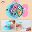 HFTOY Trò chơi bảng di động Đồ chơi câu cá Mini Clo Work Power Đồ chơi tương tác cần câu thực tế dành cho trẻ em Trẻ mới biết đi Quà tặng trẻ em ~