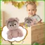 Chó Husky Thú Nhồi Bông Cuddly Biến Hình Búp Bê Husky Sang Trọng Đồ Chơi Gối Ngủ Nhẹ Nhàng Búp Bê Husky Mềm saixit2vn