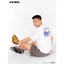 Áo Sơ Mi Cao Cấp Chick Chick Sport Ngộ nghĩnh Puppy In Hình Thể Dục Đơn Giản Rời 100% Cotton Cao Cấp Phong Cách Hàn Quốc Cổ Tròn Tay Ngắn