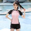 Bộ đồ bơi hai mảnh dành cho nữ VN, Phong cách mới Thời trang, Phong cách bảo thủ, Bao bụng, Thiết kế bó sát, Thích hợp cho thể thao học sinh, Trang phục thường ngày phù hợp, Đồ bơi mùa hè, Rất thích hợp cho bơi lội và thể thao dưới nước.