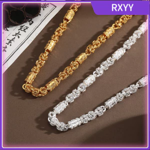 Thời Trang Khí Quyển Châm Ngôn Dây Chuyền Nam Ánh Sáng Sang Trọng Độc Đáo Hợp Kim