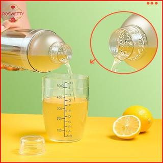 (BWD) 3 / 5 / 7 Cái Bộ Bình Lắc Cotail Shaker Và Bộ Đo Jigger Đồ Uống Hỗn Hợp Dụng Cụ Lắc Tay Để Pha Chế Và Thanh Gia Đình [VN]