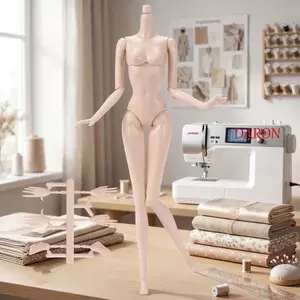 Búp bê siêu mô hình DARON, Búp bê BJD khỏa thân thay thế có thể tháo rời, Đồ chơi nhà chơi 28cm Nhân vật hành động di chuyển đa chức năng Cơ thể trẻ em Đồ chơi DIY