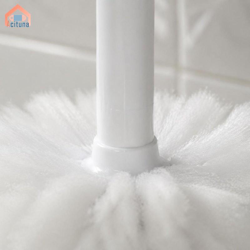 Bộ bàn chải làm sạch nhà vệ sinh Máy chà sàn phòng tắm lông mềm linh hoạt có giá đỡ để bảo trì nhà vệ sinh tại nhà