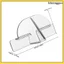 4 Kính Mát Hiển Thị Giá Treo Tường Đứng 8.30X4.50X2.70CM PS Trong Suốt khxinggao