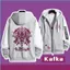SY3 Honkai Star Rail Kafka Áo Hoodie vẽ tay được cá nhân hóa Full Zip Áo khoác YS3