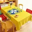 XYLBY14 2026 Meijiamo Thế Giới Trò Chơi Bóng Đá Chủ Đề Khăn Trải Bàn Argentina Brazil Đức Pháp Quạt Khăn Trải Bàn Nền Vải