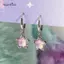 AqToCna Gothic Giấc Mơ Dễ Thương Cổ Tích Ánh Trăng Đá Ngôi Sao Mặt Dây Chuyền Bông Tai Cho Egirl Y2K EMO 2000s Bông Tai Kẹp Goth Vintage Phụ Kiện Trang Sức AqToCna