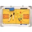 Bóng rổ bóng đá hỗ trợ huấn luyện Bảng từ hợp kim nhôm 46 cm x 30 cm