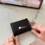 Ví ngắn OLVIDO, Ví đựng tiền xu mặt dây chuyền Acrylic nhẹ, Túi đựng thẻ in hình động vật bằng da Pu dễ thương dành cho nữ
