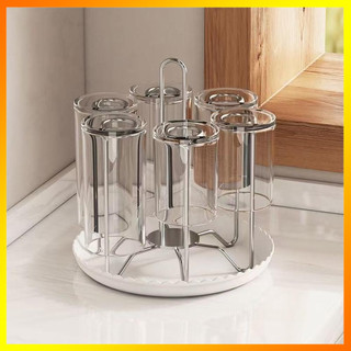 Thép không gỉ Mặt Bàn Cốc Tổ Chức Chắc Chắn Thép Không Gỉ Giá Đỡ Cốc Nhỏ Gọn Thoát Nước Uống Kính Giá Cho Trà Bàn Ăn Khu Vực Thức Ăn