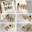 Sang Trọng Bướm Bóng Nhiều Màu Sắc Zircon Bướm Starlight Mùa Thu Làm Trắng Da Nguyên Chất Handmade Đeo Móng Tay Kim Cương Móng Tay Trung Thu Lễ Hội Quà Tặng
