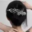 KUZHEN Y2k Hình Học Nữ Vuốt Tóc Kẹp Kim Loại Lớn Cá Mập Kẹp Tóc Cá Tính Chống Trơn Trượt Bé Gái Lấy Kẹp Phụ Kiện Tóc HOT