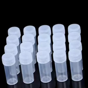 Ống thử nghiệm chai mẫu nhựa 5ml Bình nhỏ Lọ đựng đồ VN