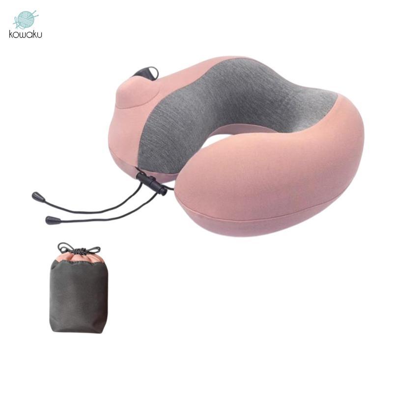Gối du lịch để sử dụng máy bay Hình chữ U Bơm hơi nhẹ cho gia đình và ô tô
