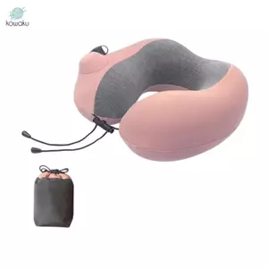 Gối du lịch để sử dụng máy bay Hình chữ U Bơm hơi nhẹ cho gia đình và ô tô