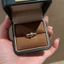 Nhẫn nữ zircon dát khí chất thời trang hình học đơn giản và đa năng