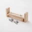 Khung bện NICOLOO, Dụng cụ dây bện bằng gỗ nguyên khối có thể điều chỉnh, Tấm cố định DIY Craft Dệt dệt thủ công