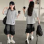 Bé Gái Phong Cách Tổng Thể Quần Crop Denim Mùa Hè Phong Cách Mới Trẻ Em Thời Trang Retro Quần Short Thường Ngày