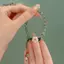 AqToCna Đào Hoa Ngọc Vòng Tay Dành Cho Nữ Cô Gái Thời Trang Trung Quốc Cổ Mã Não Đỏ Hạt Charm Vòng Tay Dệt Tay Dây Trang Sức Quà Tặng AqToCna