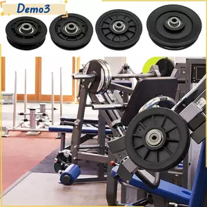 Bánh xe ròng rọc tập thể dục, Bánh xe ròng rọc máy cáp bền yên tĩnh và mịn màng, Thiết bị tập thể dục bánh xe chịu lực hạng nặng tích hợp chuyên nghiệp
