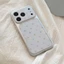 Ốp Điện Thoại Acrylic Chấm Màu Mạ Vàng Cho iPhone 17 Pro Max 16 15 14 13 Vỏ Bảo Vệ Chống Sốc