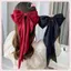 JRP Thanh Lịch Màu Đỏ Streamer Nơ Lớn Ruy Băng Tóc Cho Nữ Thời Trang Đơn Giản Chắc Chắn Satin Đuôi Ngựa Nơ Kẹp Tóc Bé Gái Phụ Kiện Tóc JRP