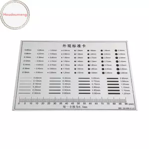 Houdou Xuất Hiện Tiêu Chuẩn Đồng Hồ Đo Điểm Phim Trong Suốt Stainparison Thẻ Stain Cra Tương Phản PET Thước Cân Dot Line VN