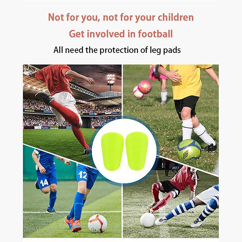 AN.MART 1 Cặp Bóng Đá Mini Shin Pad Chống Mài Mòn Sho Thấm Hút Chân Bảo Vệ Nhẹ Di Động Bóng Đá Chân Ban VN