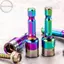 Houdou 1 / 4 Cái Ratchet Soet Batch Adapter Dụng Cụ Cờ Lê Tay Kim Loại 8mm Lục Giác Shank Tác Động Soets Cờ Lê Máy Khoan Điện Chuyển Đổi VN