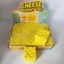 Đồ chơi thông hơi bóp phô mai mềm, Fidget giải nén để bàn di động