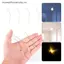 MỚI Ấm Trắng Mẫu Đèn Đường Phố Tỉ Lệ 1: 87 Mô Hình Thu Nhỏ Đèn Tường Bài LED Đèn Trần Chiếu Sáng Nhà Búp Bê Trang Trí SKY