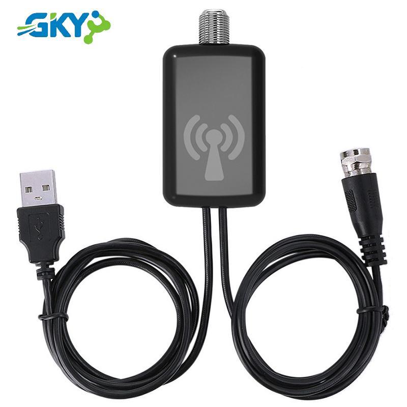 GKY GPS Ăng-ten định vị xe Bộ khuếch đại tín hiệu TV Ăng-ten Tăng cường Bộ điều chỉnh kỹ thuật số HDTV trong nhà Ăng-ten TV Bộ thu vệ tinh HD kỹ thuật số cho TV cáp GKY