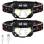 Mini USB Sạc COB Đèn Đỏ Đèn Pha LED Chạy Ban Đêm Ngoài Trời Câu Cá Đêm Chống Nước Đầu Cảm Biến Ánh Sáng Mạnh Mẽ Đèn Pha