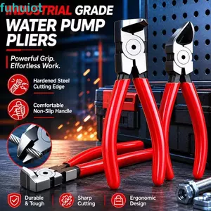 Kìm góc phải FUHUIOT, Kìm mũi phẳng cấp công nghiệp chống trượt, Dụng cụ đa năng Cắt xả làm dày Kìm cắt chính xác Sửa chữa đồng hồ