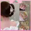 MYPANDA Kim Cương Giả Ngọc Trai sel Vuốt Tóc Hoa Kẹp Tóc Cho Nữ Thanh Lịch Đuôi Ngựa Phụ Kiện Tóc Thời Trang.
