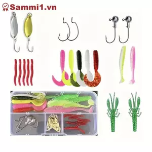 Bộ Mồi Câu Cá ZK - Bộ Mồi Mềm Và Cứng Có Hộp Bass Pike Crank VN