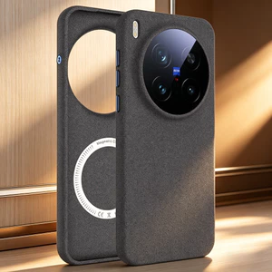 Ốp Điện Thoại Di Động Hút Từ Tính Cho Vivo X300 Pro X300 iQOO 15 Siêu Màu Thạch Anh Rock Matte Chống Vân Tay Ốp Lưng Vỏ Cứng