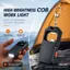 Đèn pin móc khóa PYCOU, Đèn làm việc Mini có thể sạc lại USB, Dụng cụ mở chai đa chức năng LED COB Đèn lồng khẩn cấp di động ngoài trời