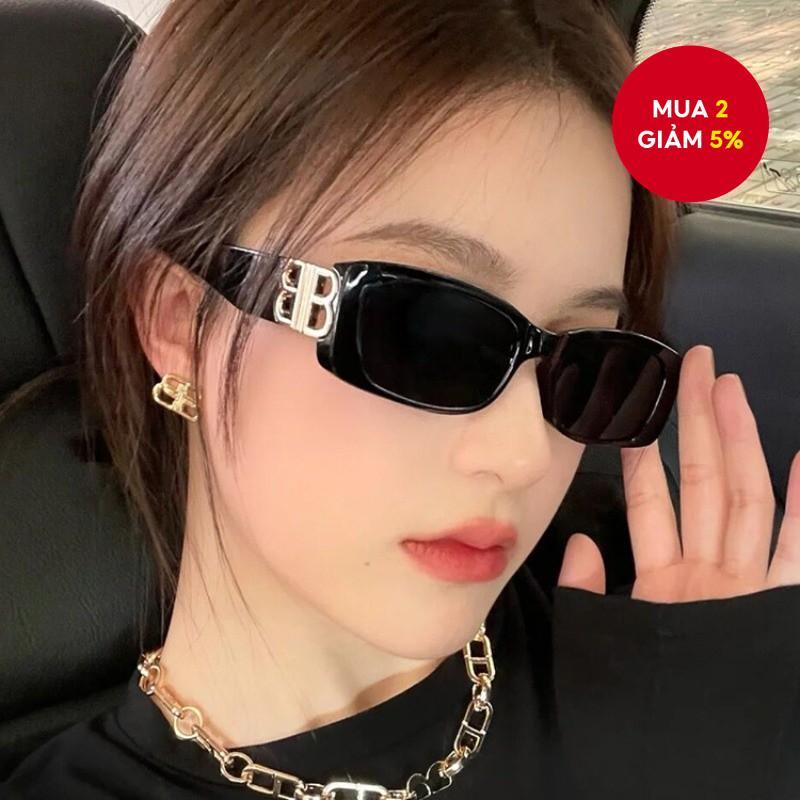 Kính râm vuông cổ điển Hàn Quốc Thời trang bãi biển thẩm mỹ mùa hè cho nữ