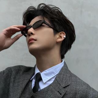 Retro Trà Màu Mắt Mèo Kính Mát Cao Cấp Hẹp Khung Dành Cho Nữ Giảm Béo Mặt Chống Tia UV Đa Năng Xu Hướng Sắc Thái Quà Tặng